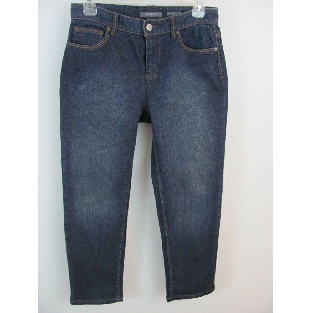 Liz Claiborne Jeans Womens Sz 4 (29 x 26) Slim Straight Leg Medium Wash Stretch